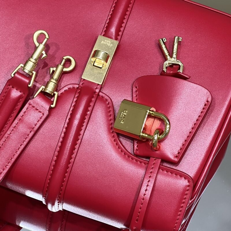 a7-83 Replica Celine Mini 16 Red - 图片 7