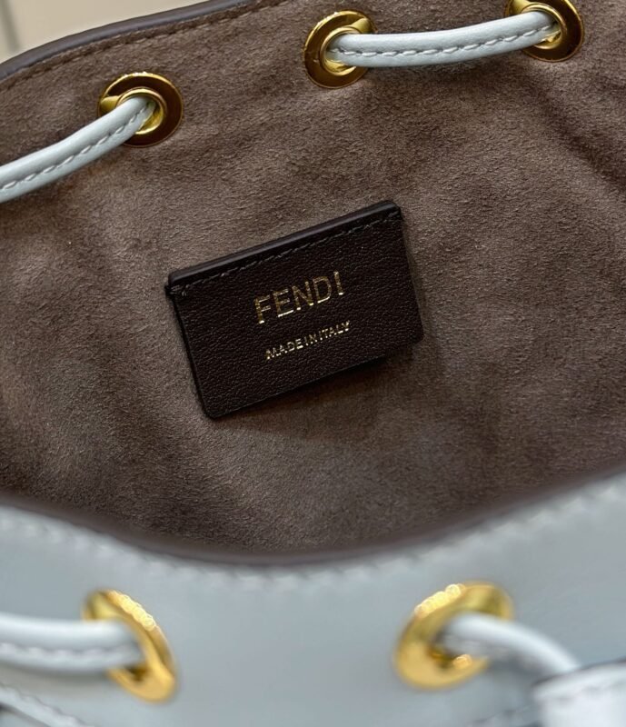 a8-3 Replica Fendi Tresor Mini Bucket Blue - 图片 8