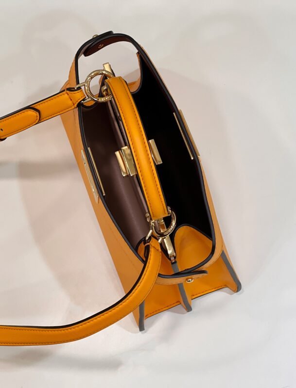 a9-2-12 Replica Fendi Peekaboo Medium Orange - 图片 8