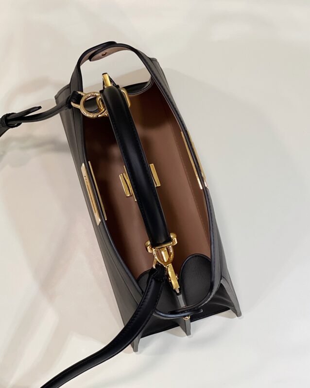 a9-5-3 Replica Fendi Peekaboo Medium Black - 图片 9