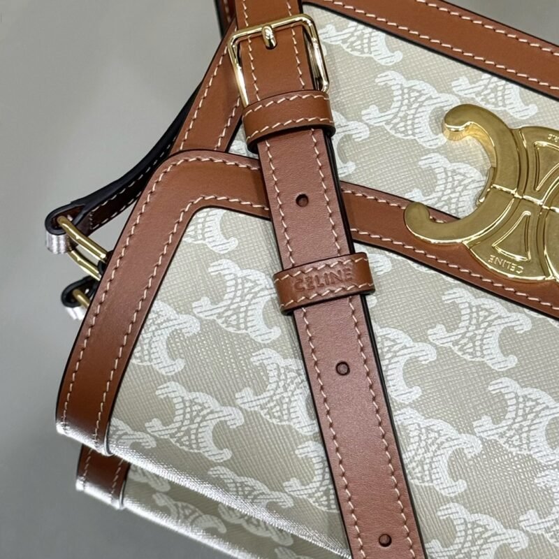 a9-76 Replica Celine Triomphe Mini White - 图片 10