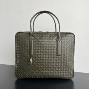 Replica Bottega Veneta Travel Briefcase Dark Green