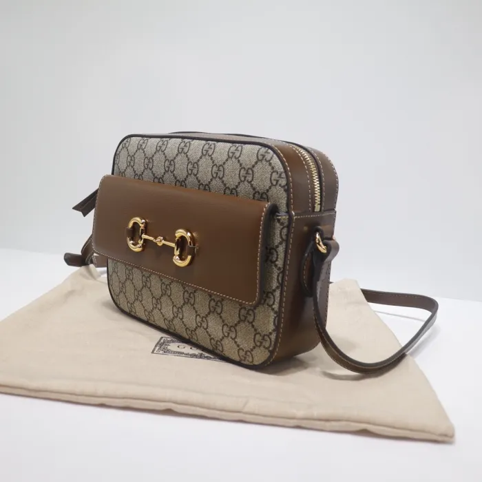 b880275a5ad805a6 Replica GUCCI HORSEBIT 1955 SMALL SHOULDER BAG - 图片 4