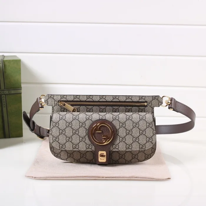 c5faa40256b98f2b Replica GUCCI GG SUPREME BLONDIE WAIST BAG