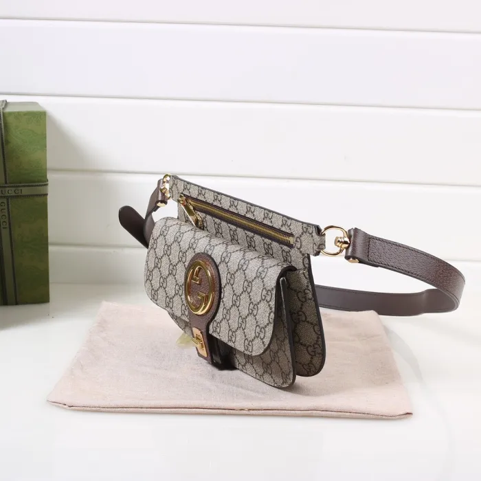 da39a04bb60df8e7 Replica GUCCI GG SUPREME BLONDIE WAIST BAG - 图片 2
