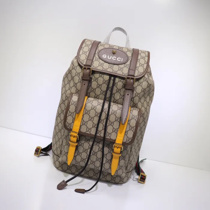 eb872d1d0fb27a26 Replica GUCCI GG Supreme Leather Backpack