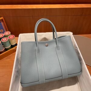 Replica Hermes Garden Party 30cm Azure Ciel