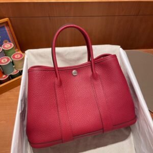 Replica Hermes Garden Party 30cm Rouge Casaque