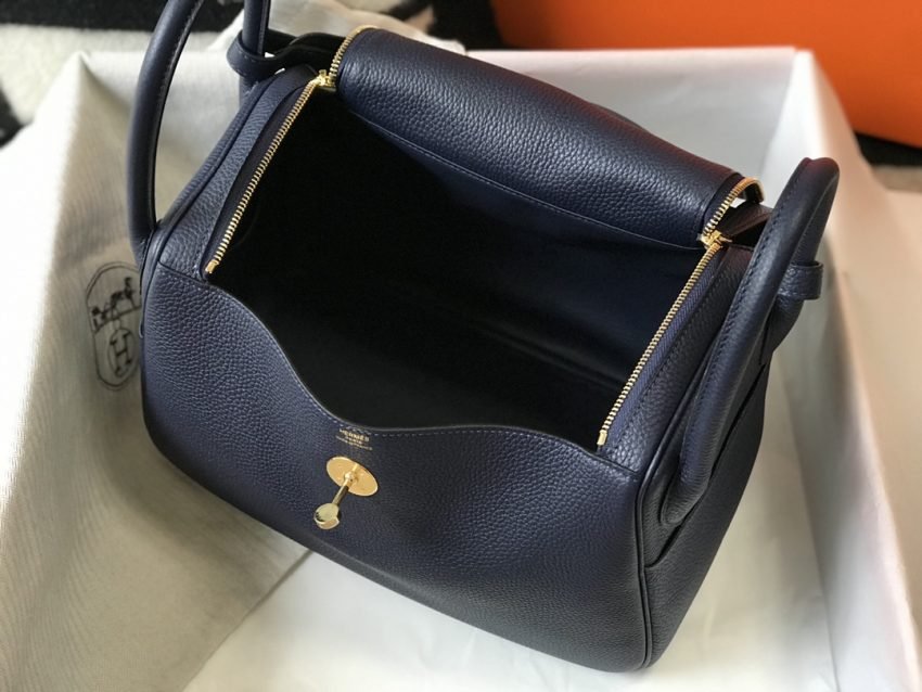 i1622606548_4763_7 Replica Hermes Lindy Sapphire Blue - 图片 6