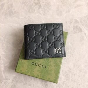 Replica Gucci  Marmont GG Wallet  Black