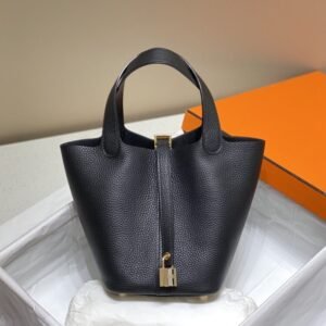 Elementor #30145 Replica Hermes Picotin Lock Black