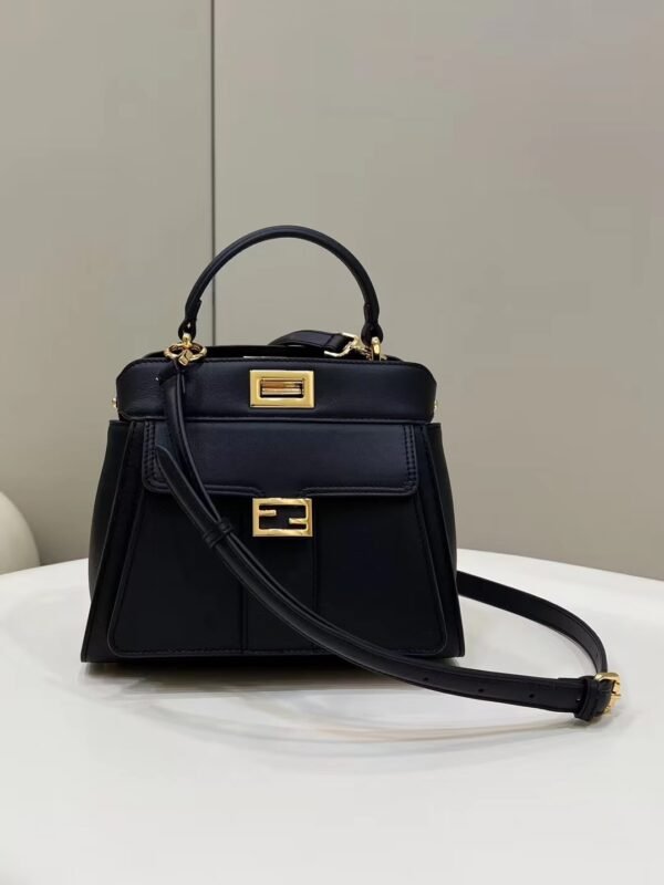 i1671246008_1739_1 Replica Fendi Peekaboo With Patch Pocket Black - 图片 3