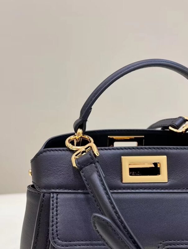 i1671246008_6384_5 Replica Fendi Peekaboo With Patch Pocket Black - 图片 5