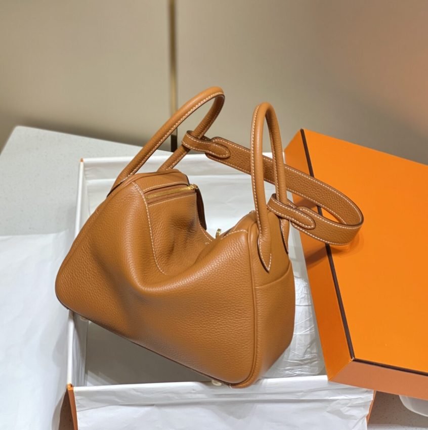 i1675520355_2151_3 Replica Hermes Lindy Golden Brown - 图片 3