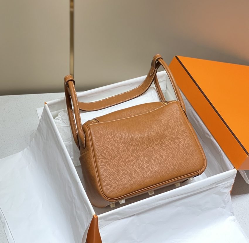 i1675520355_3769_1 Replica Hermes Lindy Golden Brown - 图片 4
