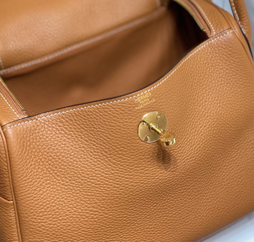 i1675520355_9469_6 Replica Hermes Lindy Golden Brown - 图片 9