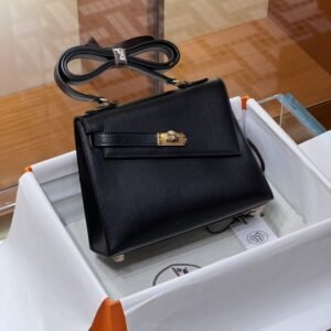Elementor #30145 Replica Hermes Kelly Desordre Black