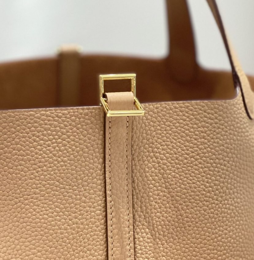 i1688736987_5503_6 Replica Hermes Picotin Lock Milk Tea - 图片 4