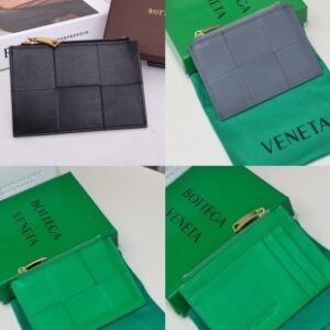 Replica Bottega Veneta Large Zipper Card Holder