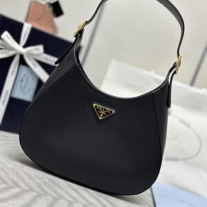 Replica Prada  Cleo Medium Black