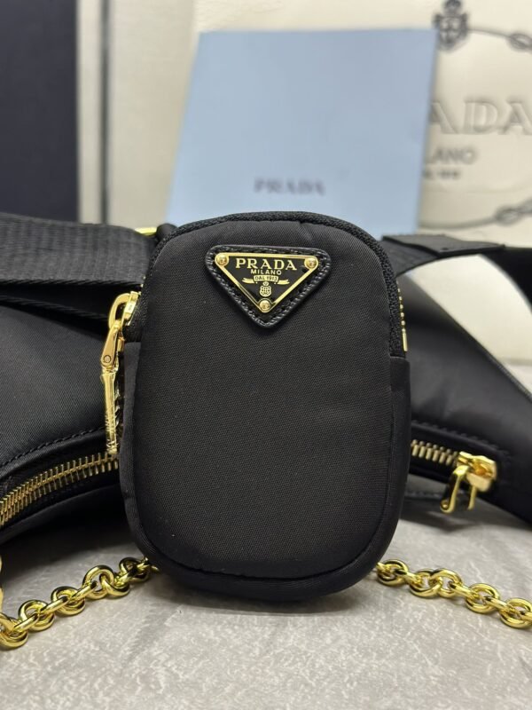 i1702402214_7674_4 Replica Prada Re-Edition Nylon 2005 Black - 图片 5