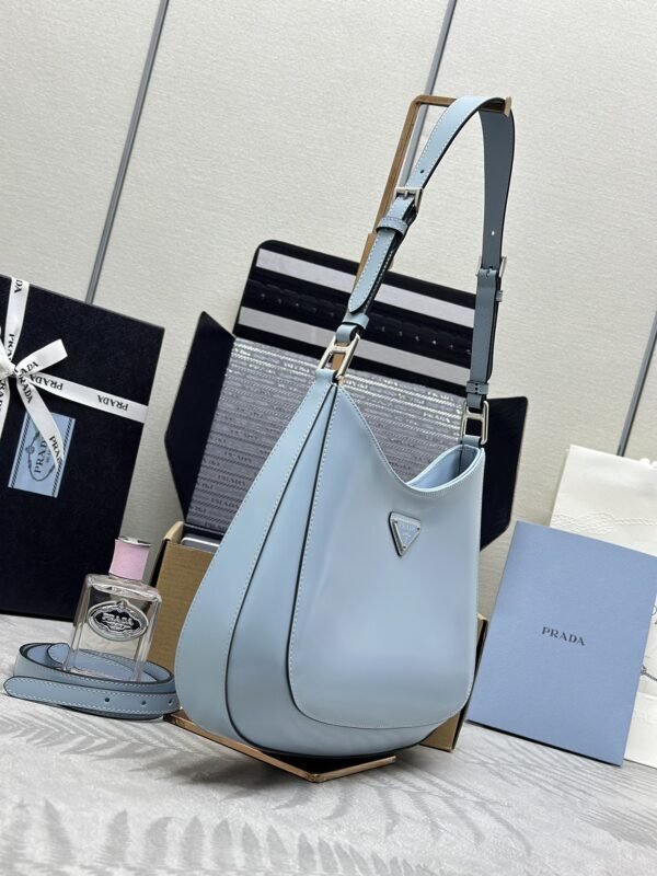 i1703329026_9508_2 Replica Prada Cleo Brushed Blue Bag - 图片 9