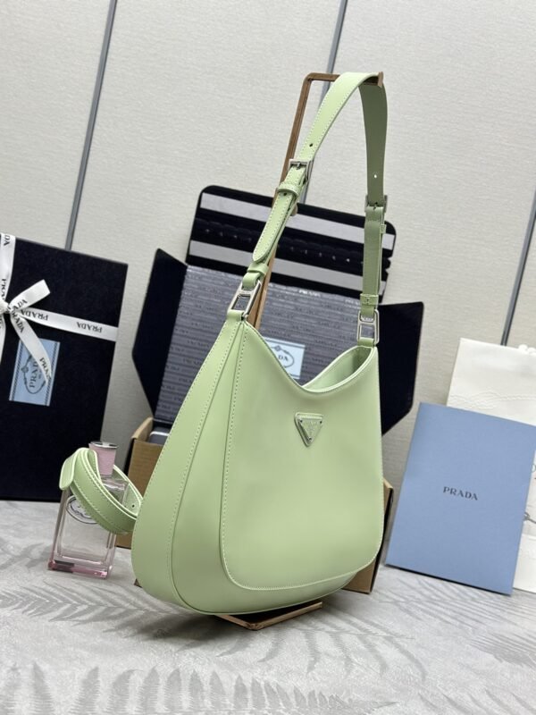 i1703329291_3185_2 Replica Prada Cleo Brushed Green Bag - 图片 3