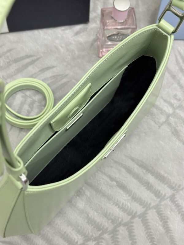 i1703329291_9593_5 Replica Prada Cleo Brushed Green Bag - 图片 9