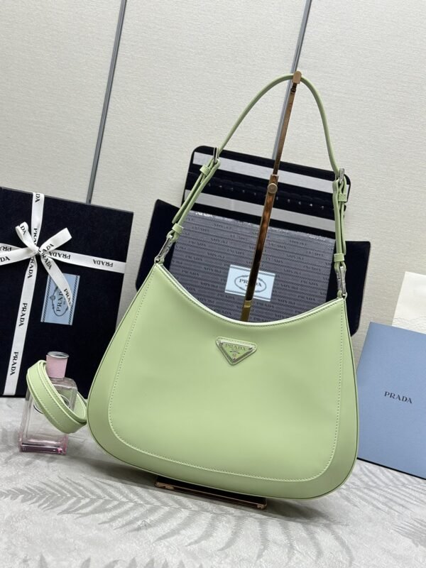 i1703329291_9809_0 Replica Prada Cleo Brushed Green Bag