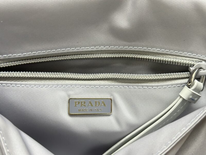 i1706975577_8489_8 Replica Prada Re-Nylon Shoulder Bag Ice Grey - 图片 7