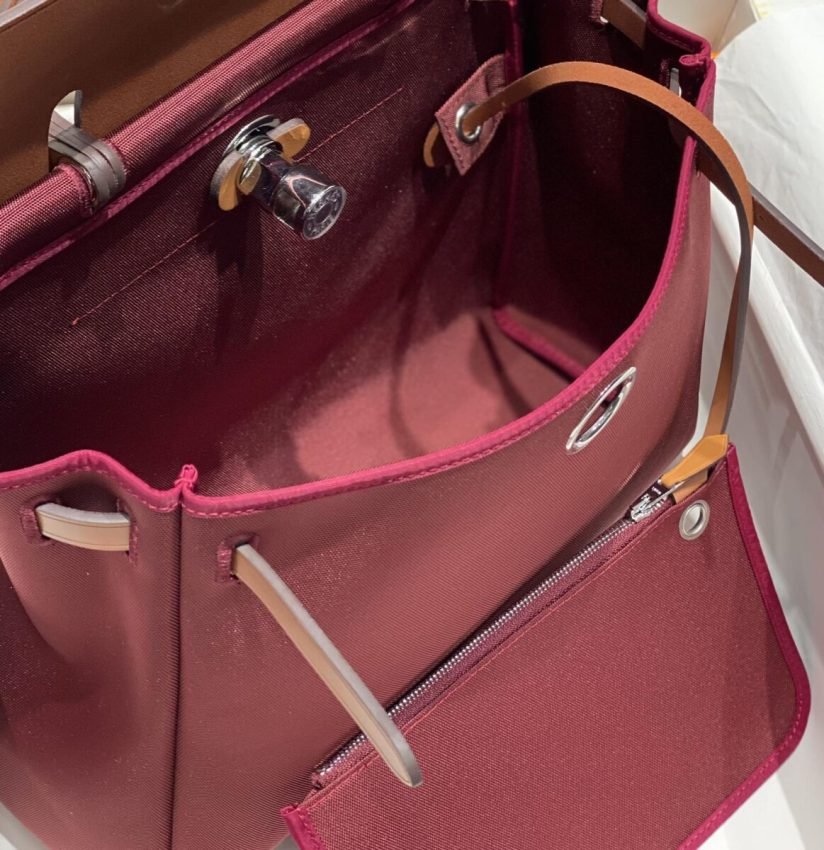 i1711201872_3262_2 Replica Hermes Herbag 31cm Bordeaux Red - 图片 3