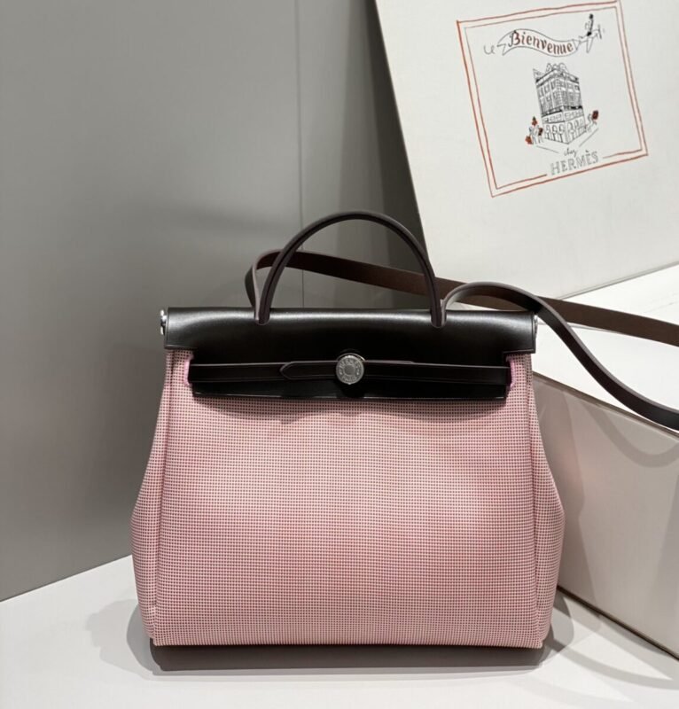 i1711202421_1309_1 Replica Hermes Herbag 31cm Pink