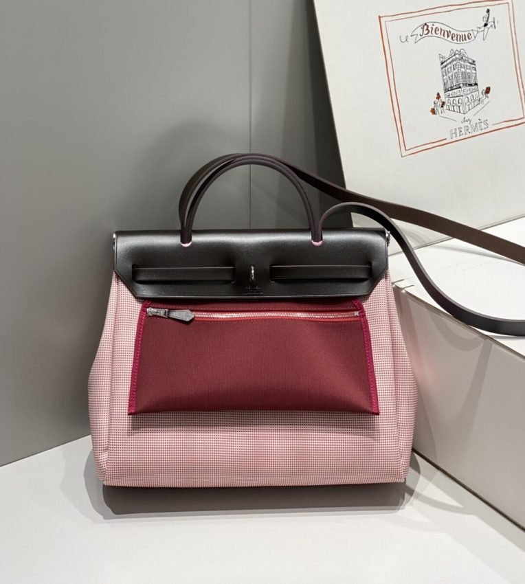 i1711202422_6606_5 Replica Hermes Herbag 31cm Pink - 图片 6