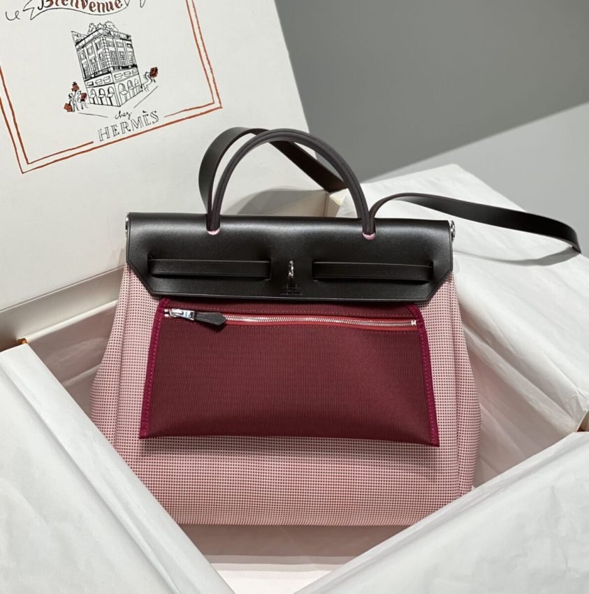i1711202422_6721_7 Replica Hermes Herbag 31cm Pink - 图片 7
