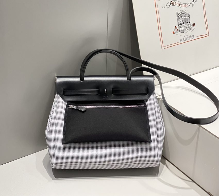i1711202586_1570_4 Replica Hermes Herbag 31cm White - 图片 4