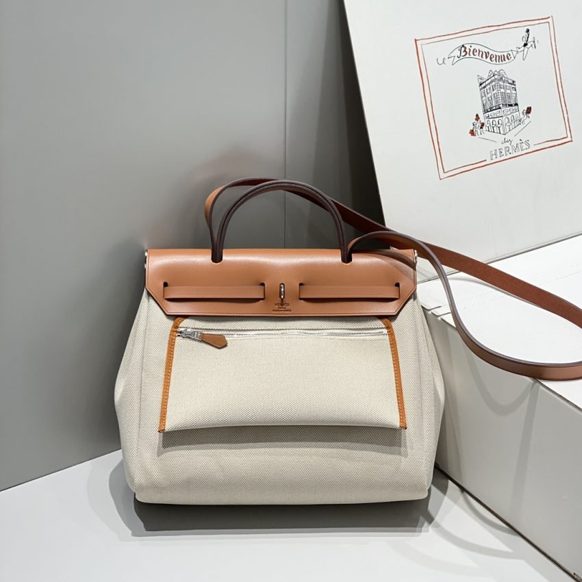 i1712046765_7555_5 Replica Hermes Herbag 31cm Manic Bride Brown - 图片 6