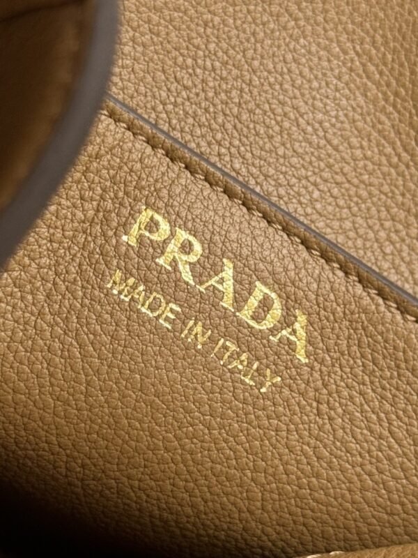 i1716563726_239_8 Replica Prada Saffiano Small Tote Black Brown - 图片 2
