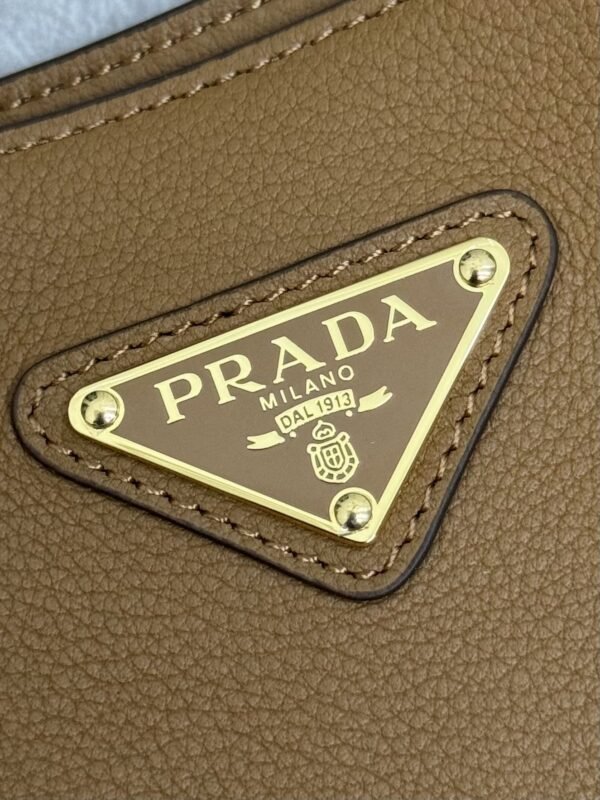 i1716563726_7634_4 Replica Prada Saffiano Small Tote Black Brown - 图片 9