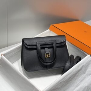 Replica Hermes Halzan Black