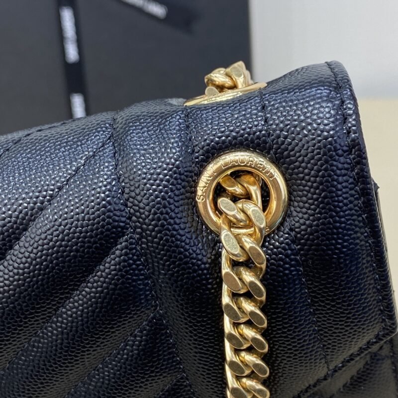 i1718711216_1492_0 Replica YSL Envelope Crossbody Black - 图片 3