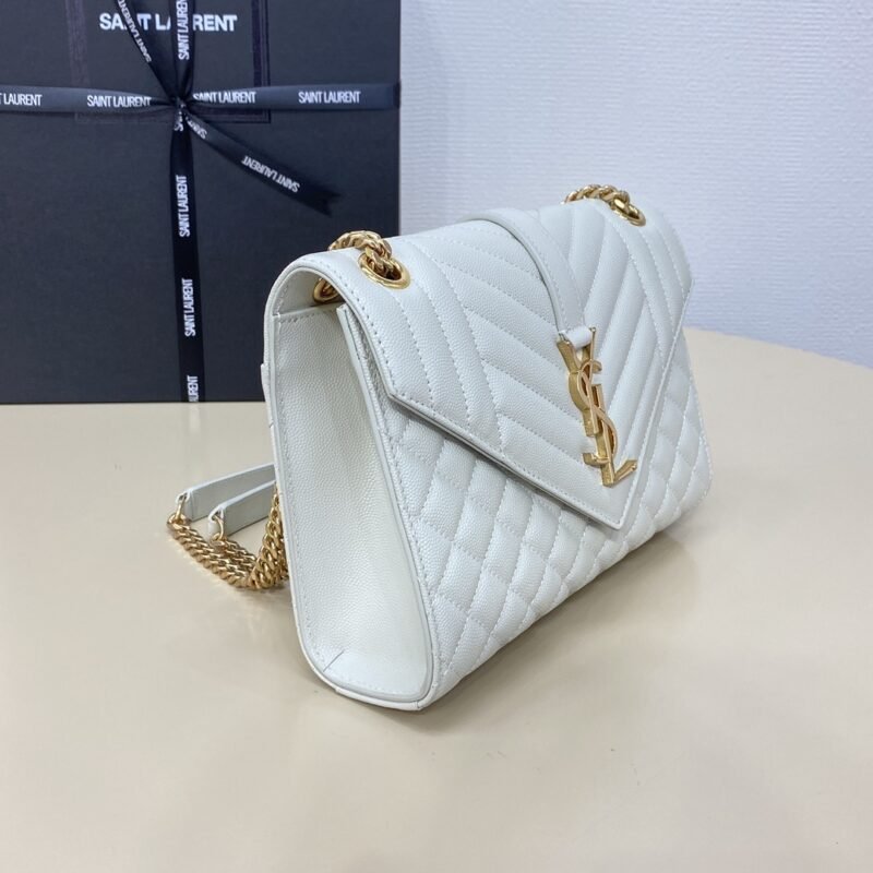 i1718711280_2960_0 Replica YSL Envelope Crossbody White - 图片 3