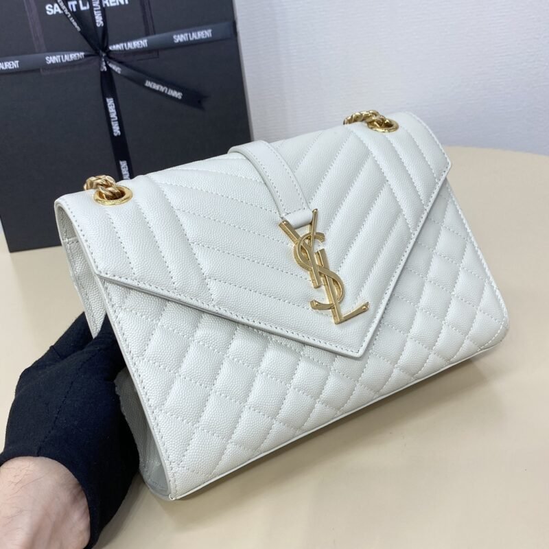 i1718711280_4453_0 Replica YSL Envelope Crossbody White - 图片 4
