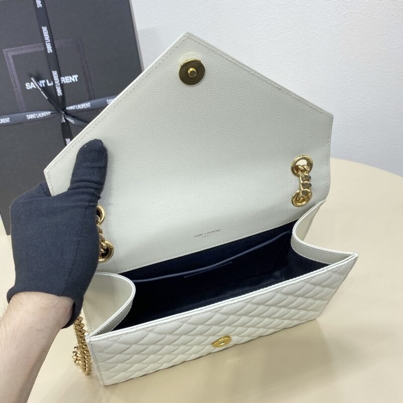 i1718711280_9781_0 Replica YSL Envelope Crossbody White - 图片 9