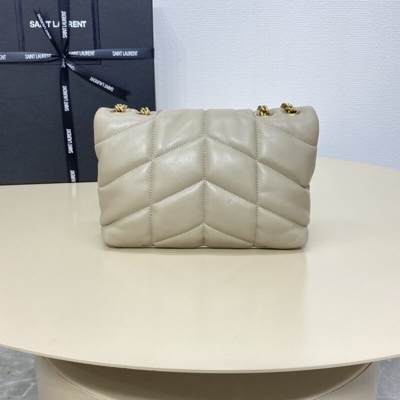 i1718800226_8278_9 Replica YSL Loulou Apricot Puffer - 图片 9