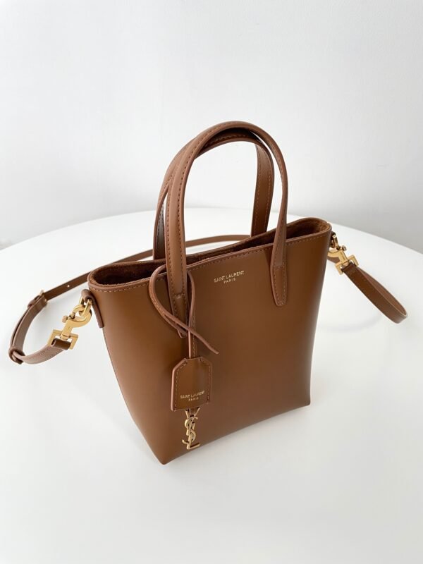 i1719803132_4193_8 Replica YSL Tote Small Brown - 图片 8