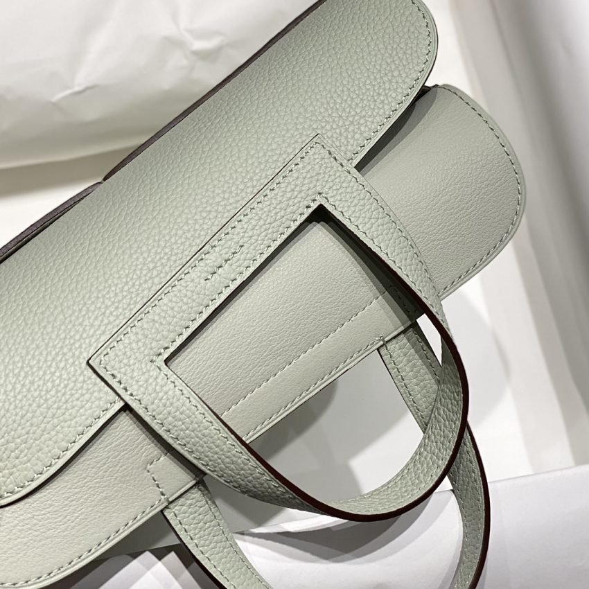 i1720581764_8575_8 Replica Hermes Halzan Light Green - 图片 5
