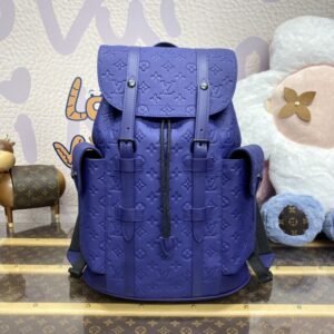 Elementor #30717 Replica Louis Vuitton Christopher Backpack Blue