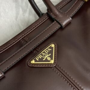 Replica Prada   Naplak Patent Brown