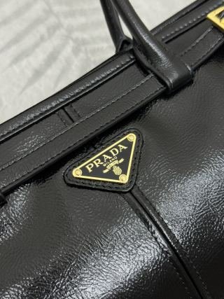 i1724264345_7933_6 Replica Prada Black Leather bag - 图片 8