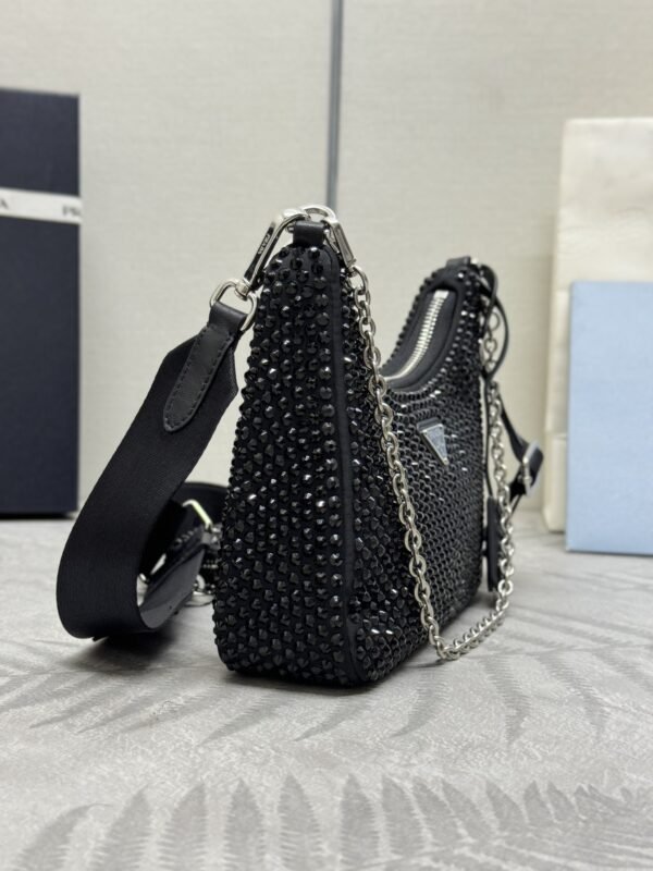 i1725101736_10_2 Replica Prada Re-Edition 2005 Diamond Black - 图片 2